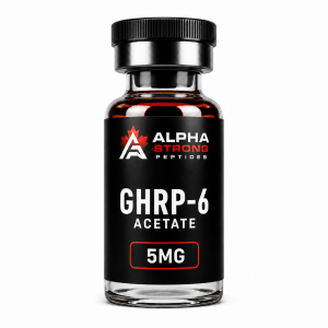 GHRP-6 Canada research peptide vial – Alpha Strong Peptides