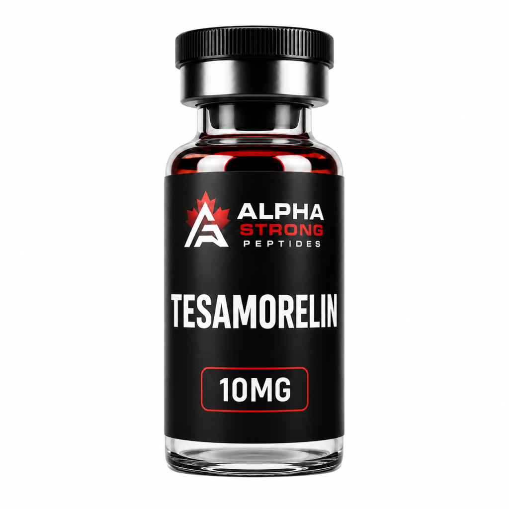 Tesamorelin Canada research peptide vial – Alpha Strong Peptides